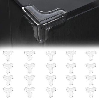 OEM 20 Protectores De Esquinas Transparentes Para Ni&ntilde;os, Con Bordes De Seguridad De Silicona Suave