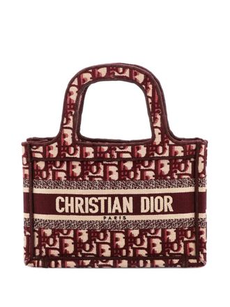 Dior Book Oblique Canvas Mini tote bag - Red
