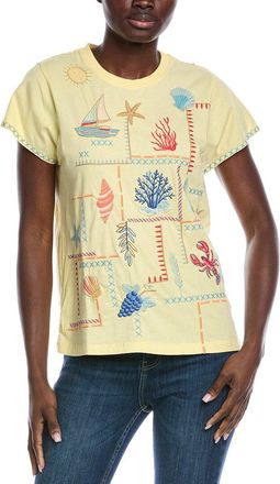 Johnny Was Boxy Square Sleeve T-Shirt