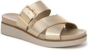 Life Stride Getaway Platform Slide Sandal in Gold at Nordstrom Rack, Size 8.5