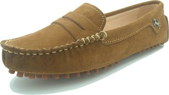 Miyoopark MINITOO Loafers Flat Shoes for Women Slip-on Summer Casual Moccasins with Buckle 9603-A Dark Brown UK 6.5