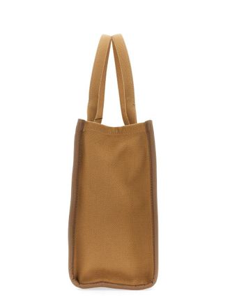 Marc Jacobs Womens Tote Bag The Jacquard Beige Cotton + Polyester Handbags Hand