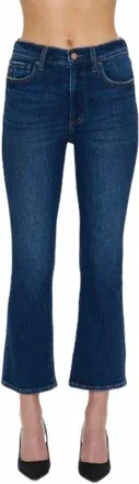 Pistola Denim Lennon High Rise Crop Boot Pant In Rosslyn