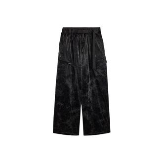 Yohji Yamamoto Heren, Broeken, Zwart, Maat: M