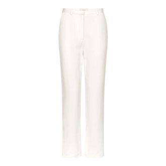Loulou Studio Straight Trousers, female, White, Size: XS Mahoney Straight Trousers
