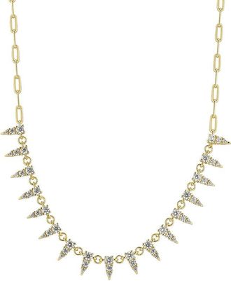 Sphera Milano 14K Gold Plated Cz Necklace