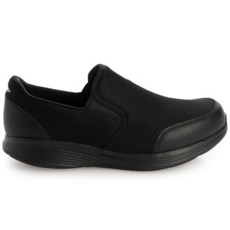 Mbt SF Modena De-Slip On 4E Textile Synthetic Mens Fashion Trainers - Black Black - Size:UK 10.5