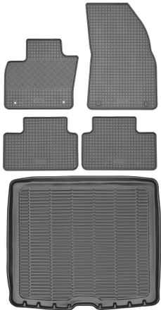 OEM Juego De Alfombrillas De Goma Para Coche Y Alfombrilla Para Maletero Para Volvo Xc40 Crossover A Partir De 2018