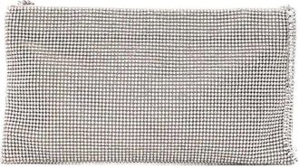 Benedetta Bruzziches Silver Crossbody Clutch