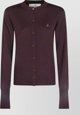 Vivienne Westwood wool crewneck long-sleeve cardigan