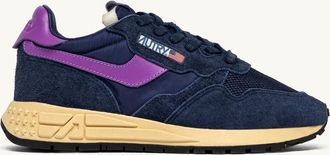 Autry SNEAKERS REELWIND LOW IN NYLON E SUEDE NAVY E DEWBERRY