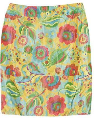 Marni Psychedelic floral print silk blend skirt Size S