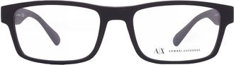 A|X Armani Exchange Demo Rectangular Mens Eyeglasses AX3070 8078 55