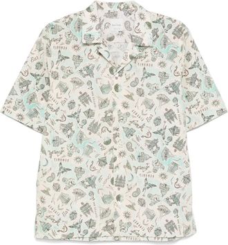 Paul Smith Camicia con stampa grafica - Verde