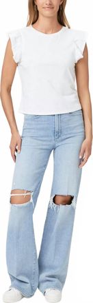 Paige Erissa Tee In White