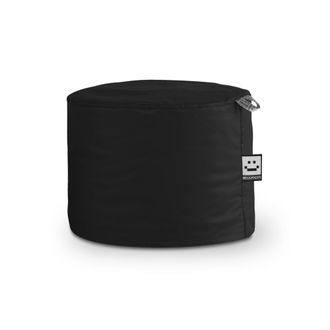 Happers Puff Taburete Polipiel Indoor Negro Happers