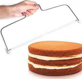 OEM Nthproducts - Cortador De Pasteles - Altura Ajustable - Corte Eficiente - Metal - Ideal Para Reposteros - Alambre De Corte Funcional