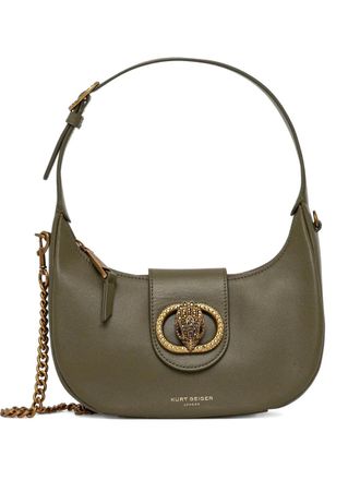Kurt Geiger embellished chain satchel - women - Polyurethane - One Size - Green