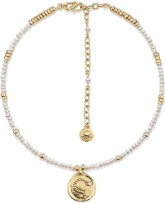 Goossens Collana con perle Astro Scorpio - Oro