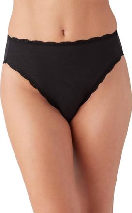 Wacoal Inspired Eyelet Hi-Leg Brief Panty In Night