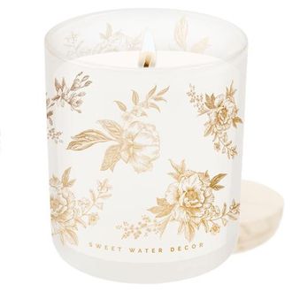 Sweet Water Decor Spring and Summer 12 oz Candle in Fresh Apple Blossom at Nordstrom