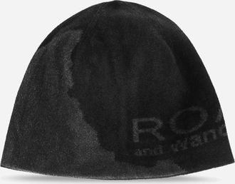 Roa And wander Logo Cotton Beanie Black
