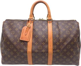 Louis Vuitton Brown Monogram Boston Bag (Pre-Owned)