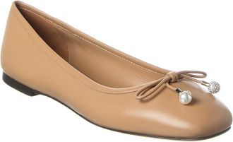 Jimmy Choo London Elme Leather Flat