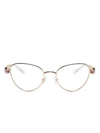 Swarovski Occhiali con cristalli - Oro