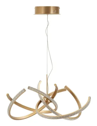 Mauro Ferretti Celtic Led L&aacute;mpara De Techo Cm &Oslash; 62x120 (3 Colores De Luz)