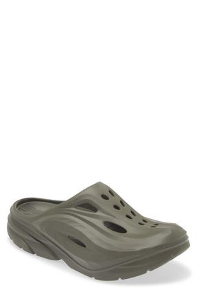 Hoka One One Gender Inclusive Ora Recovery Mule in Slate /Slate at Nordstrom, Size 15 Womens