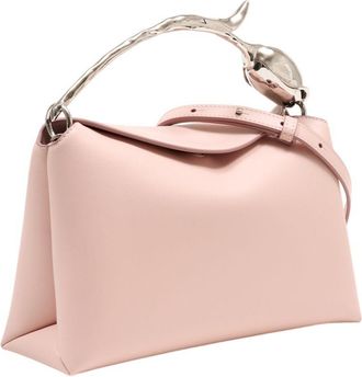 Erdem Womens Bloom Shoulder Bag Pink Calfskin