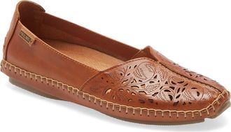 Pikolinos Jerez Perforated Loafer in Brandy Leather at Nordstrom, Size 8.5Us