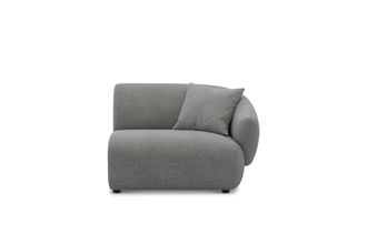 Castlery Auburn Right Arm Sofa Customized, Dark Grey, Spill Resistant, Modular for Sofas by Castlery