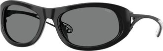 Diesel DL2007U 200187 Mens Sunglasses Black Size 57