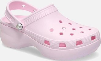 Crocs Womens Classic Platform Womens Clogs - Pink - Size: 6