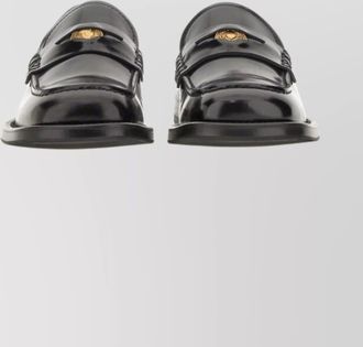 Moschino leather berlin loafers
