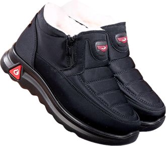 Generic Snow Boots Women Wide Fit Faux Fur-Lined Warm Snow Walking Shoes Non Slip Ankle Boots Lightweight Outdoor Hiking Boots Stretch Comfort Solid Colour Du