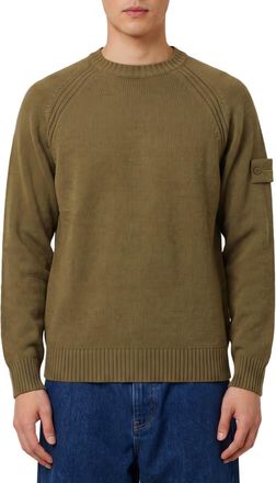 Stone Island Green Crew Neck Sweater
