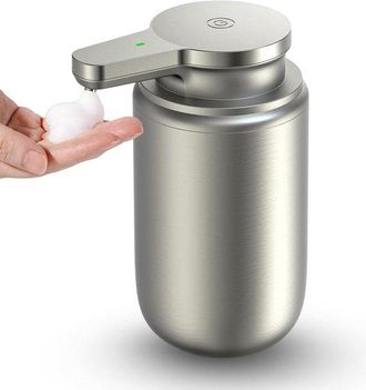 OEM Dispensador De Jab&oacute;n Espumoso, Dispensador Jab&oacute;n Espumoso Acero Inoxidable, Bomba Jab&oacute;n Manos Recargable Sin Contacto Ba&ntilde;o Cocina, 355 Ml (12 Oz)