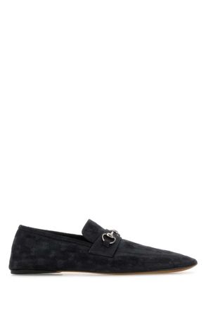 Gucci Black Slip On Loafers