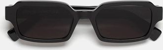 Retro Superfuture Sunglasses Carino Black Qyv Black/Black Unisex