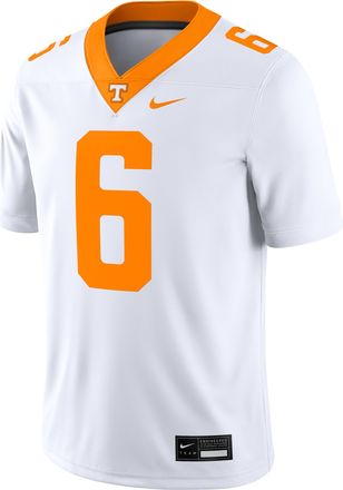 Nike Joey Aguilar Tennessee Mens Nike Mens Dri-FIT College NIL Game Jersey in White | NC2F08BAUTN-WK9