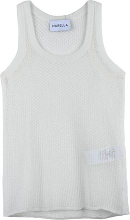 Marella White Viscose Polyamide Top