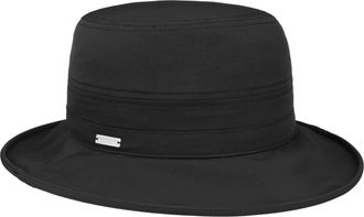 Seeberger Anti-Rain Cloche Hat Women -, Black, 7-7 1/4