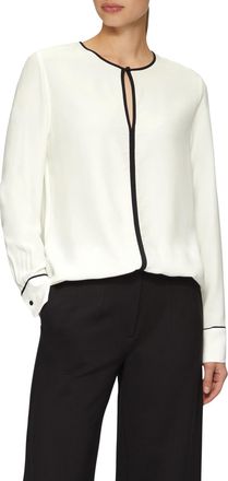 s.Oliver Black Label Womens 2158545 Blouse with Contrast Details, 200, 38