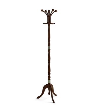 HERDASA Herdasa - Perchero Mod. 442 Herrajes En Cromo Satinado Lacado Wengu&eacute;, 175 Cm(alto)44 Cm(ancho)38 Cm(largo)