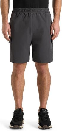 Mani&egrave;re De Voir Dimitri Technical Cargo Shorts in Grey at Nordstrom, Size X-Large