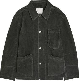 Ymc You Must Create Ymc Construction Panelled Denim Jacket - Dark Grey - L