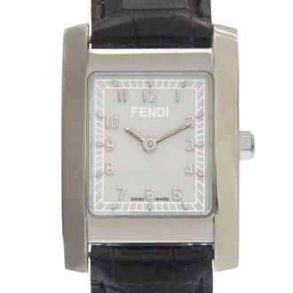 Fendi Pre-owned Watches, female, White, Size: ONE SIZE Pre-owned Orologi Stainless Steel Watch 7000L
